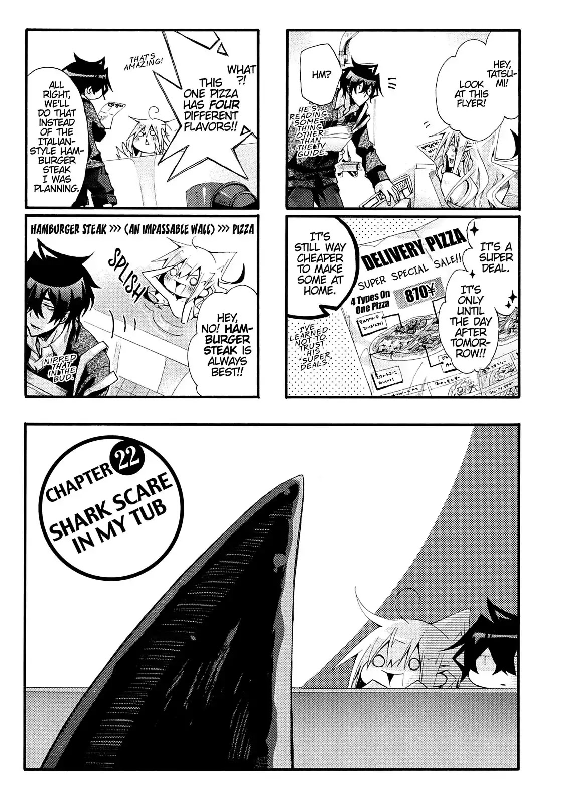 Orenchi no Furo Jijou Chapter 22 page 1 - Chapter 22: Shark Scare In My Tub