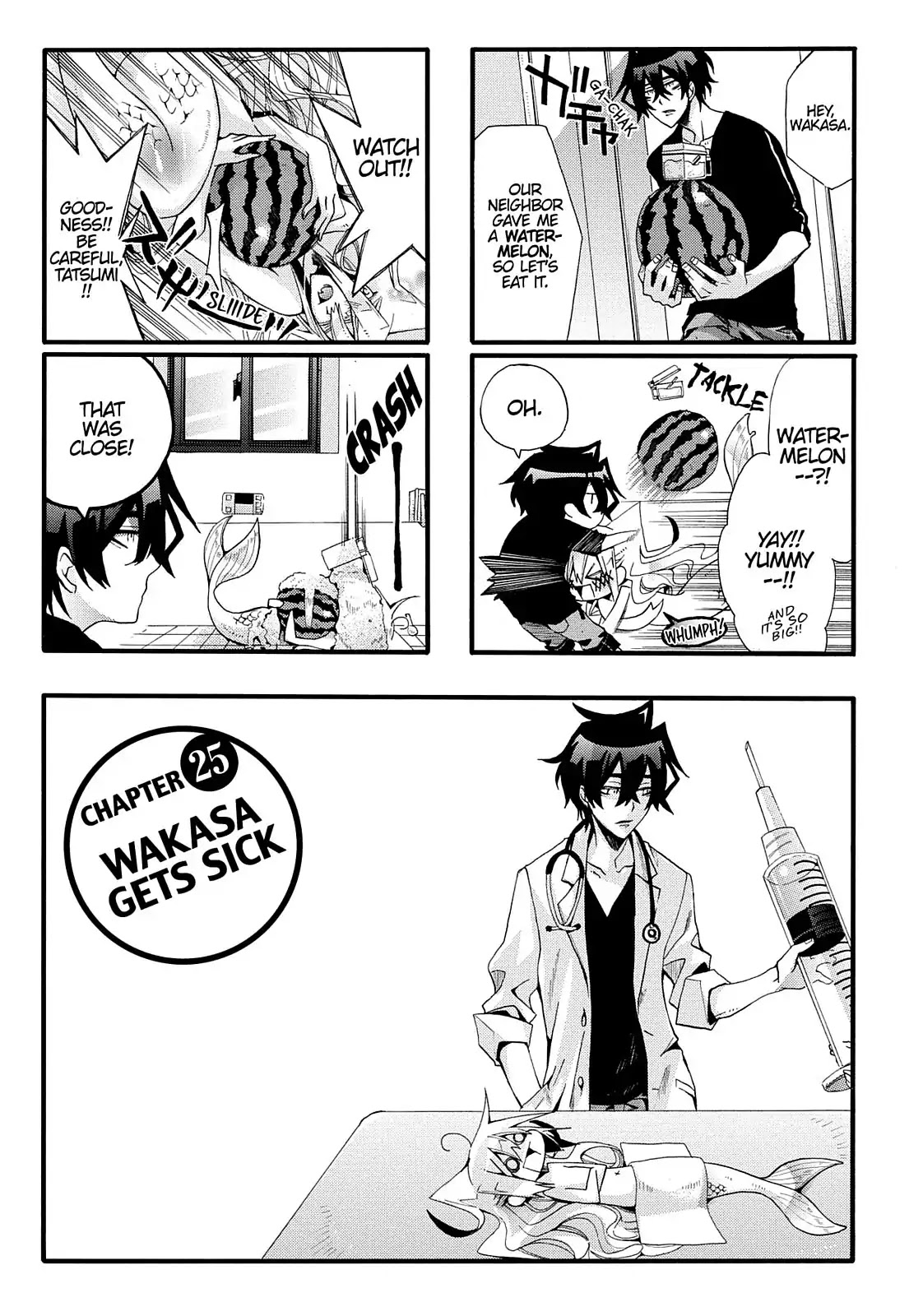 Orenchi no Furo Jijou Chapter 25 page 1 - Chapter 25: Wakasa Gets Sick