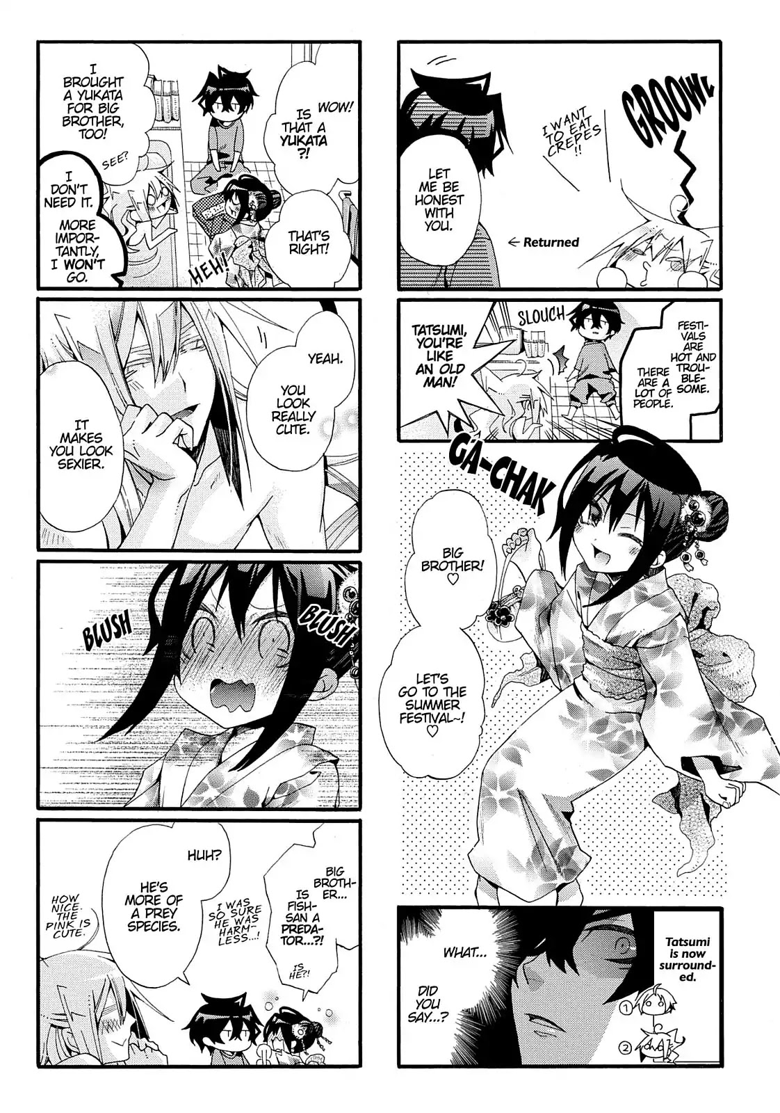 Orenchi no Furo Jijou Chapter 27 page 7 - Chapter 27: Summer Festival in My Tub