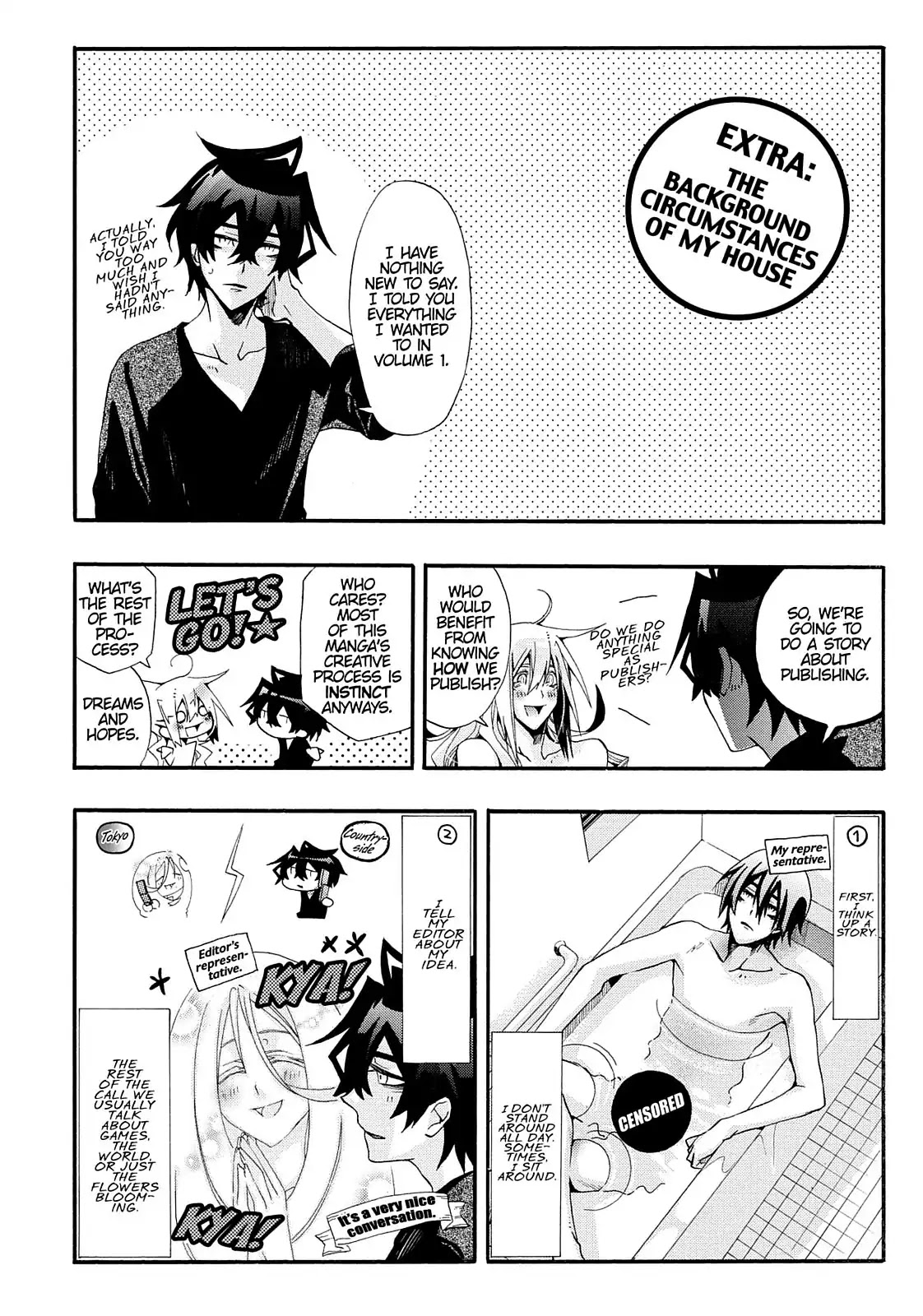 Orenchi no Furo Jijou Chapter 30.5 page 1 - Vol.2 Extra: The Background Circumstances of My House