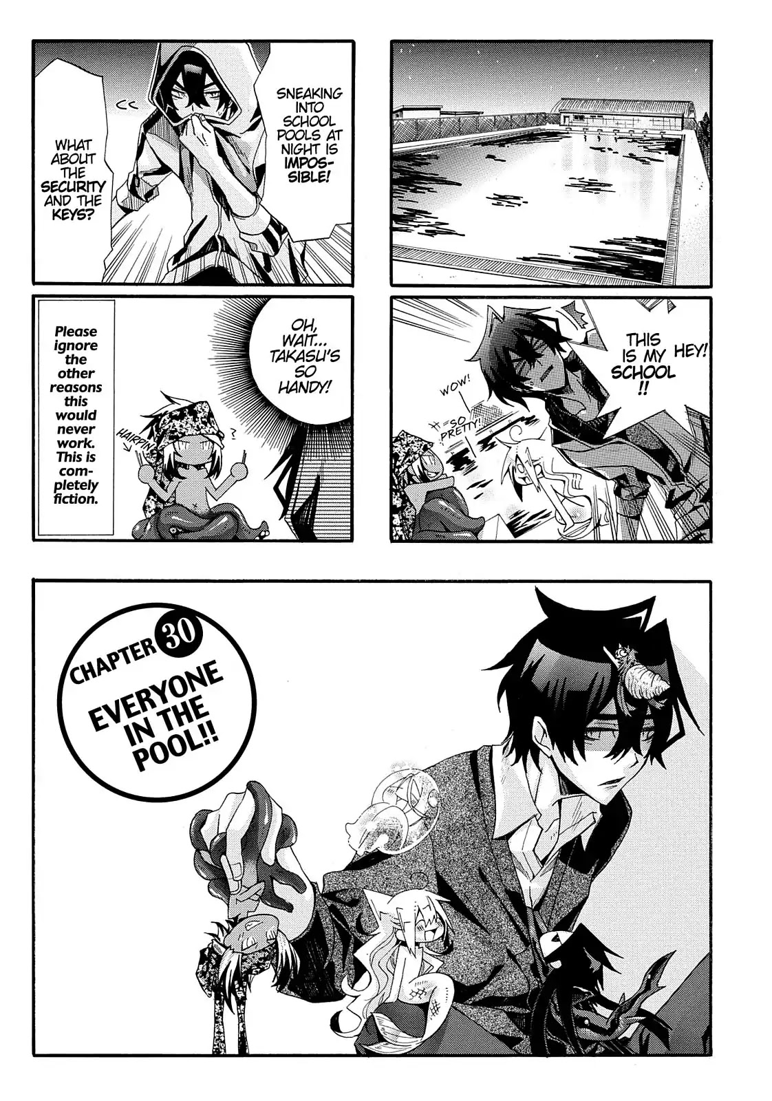Orenchi no Furo Jijou Chapter 30 page 1 - Chapter 30: Everyone in the Pool!!