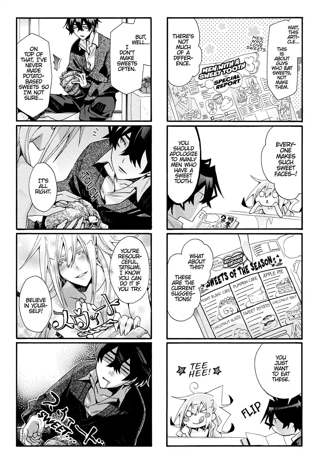 Orenchi no Furo Jijou Chapter 32 page 3 - Chapter 32: Men with a Sweet Tooth