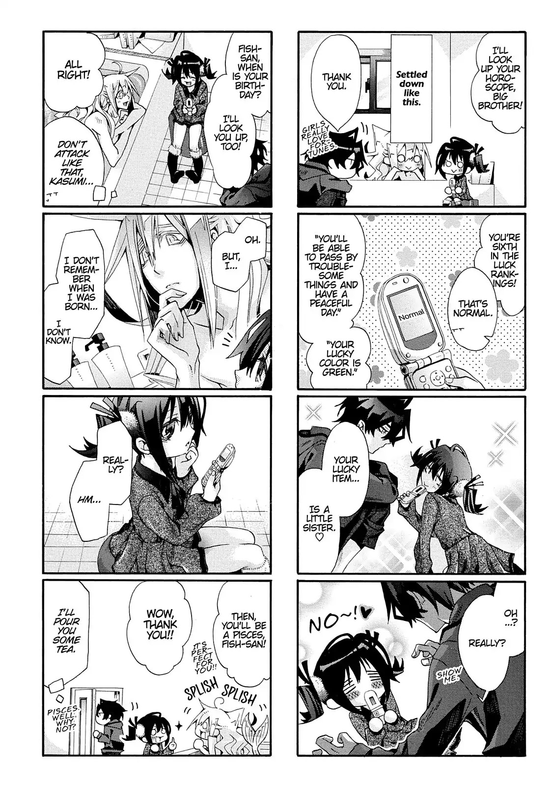 Orenchi no Furo Jijou Chapter 34 page 4 - Chapter 34: Today's Horoscope at My House