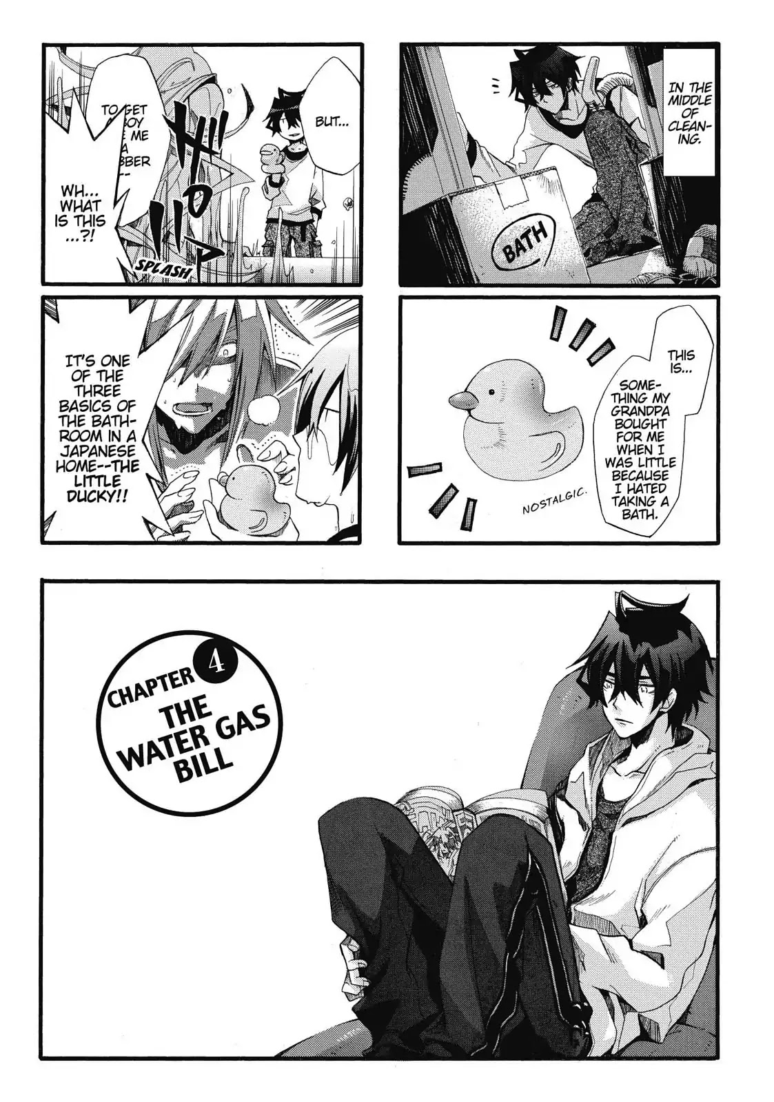 Orenchi no Furo Jijou Chapter 4 page 1 - Chapter 4: The Water Gas Bill