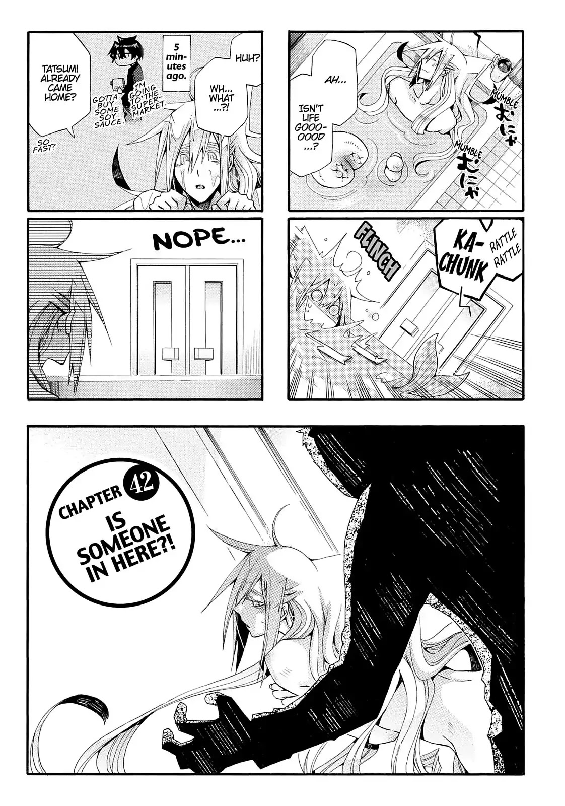 Orenchi no Furo Jijou Chapter 42 page 1 - Chapter 42: Is Someone in Here?!