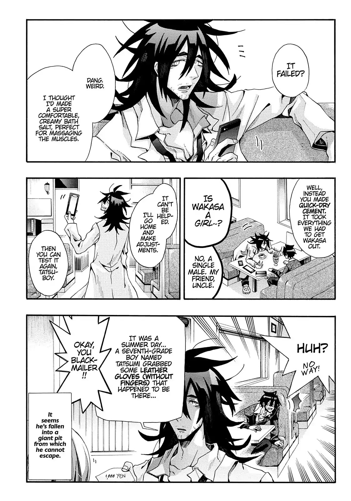 Orenchi no Furo Jijou Chapter 50 page 8 - Chapter 50: Hisatora-San's Stormy Appearance