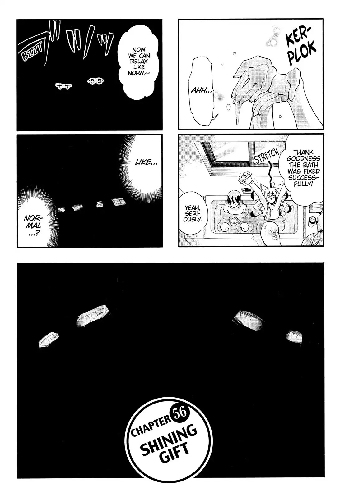 Orenchi no Furo Jijou Chapter 56 page 1 - Chapter 56: Shining Gift