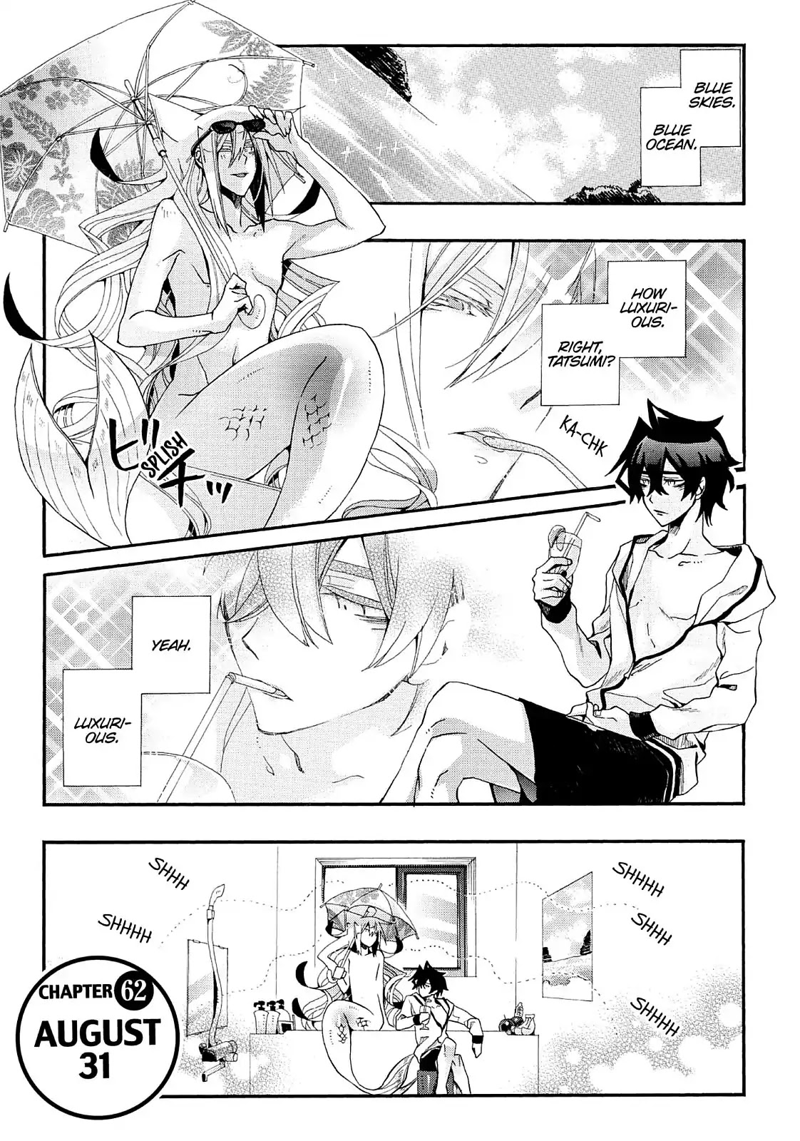 Orenchi no Furo Jijou Chapter 62 page 1 - Chapter 62: August 31