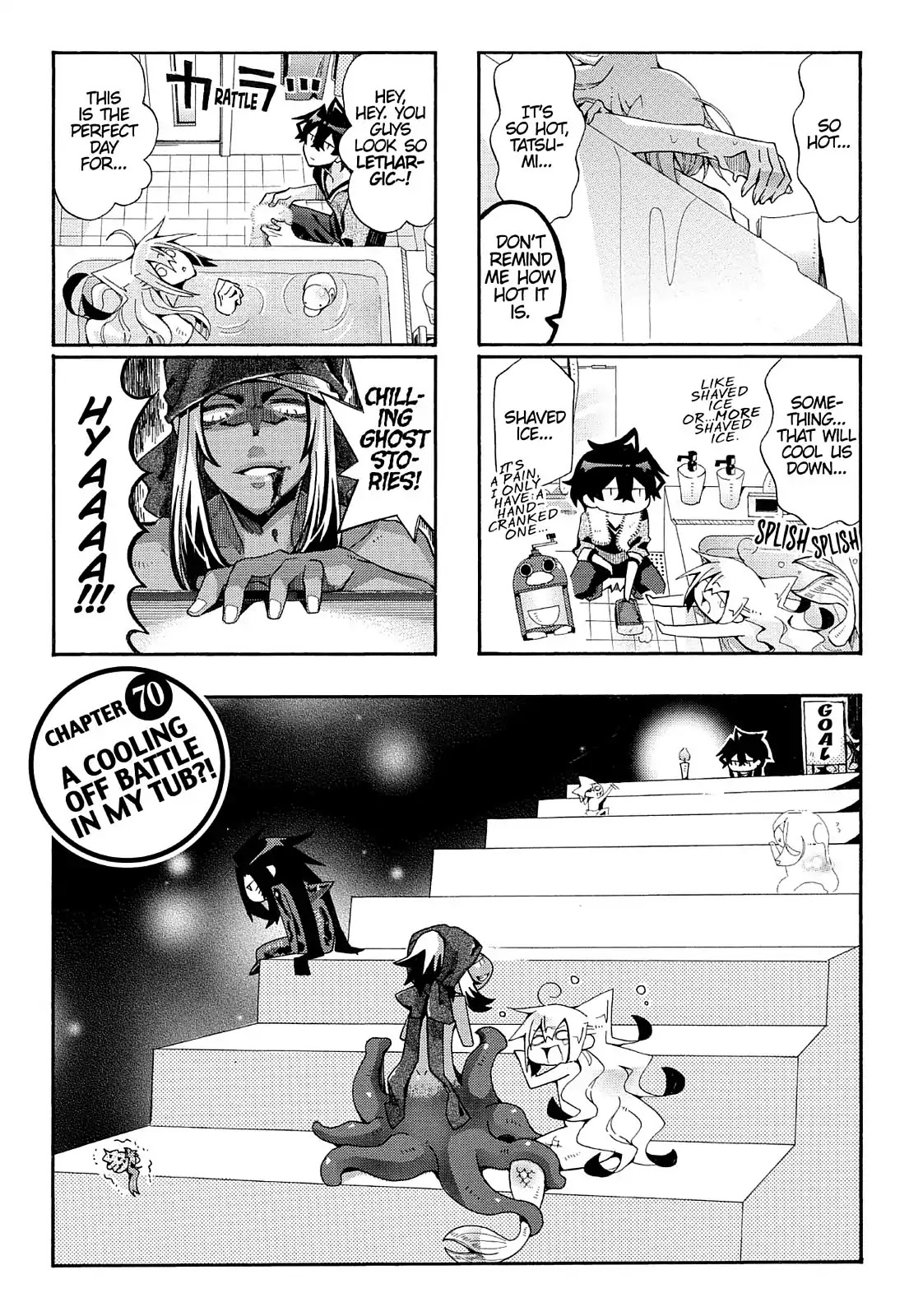 Orenchi no Furo Jijou Chapter 70 page 1 - Chapter 70: A Cooling off Bettle in My Tub?!