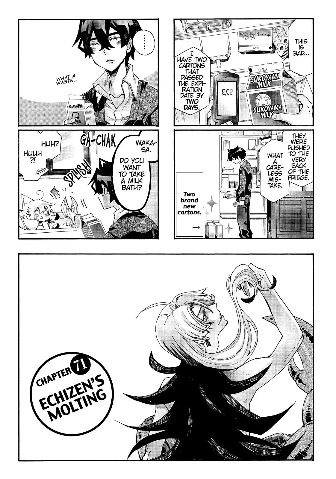 Orenchi no Furo Jijou Chapter 71 page 1 - Chapter 71: Echizen's Molting