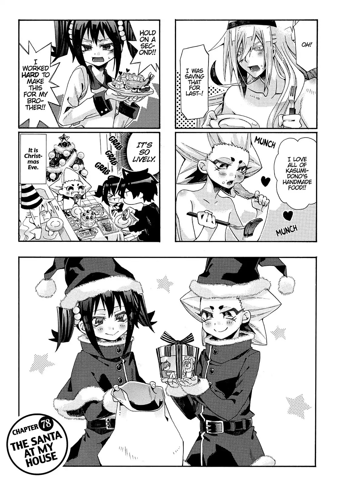 Orenchi no Furo Jijou Chapter 78 page 1 - Chapter 78: The Santa at My House