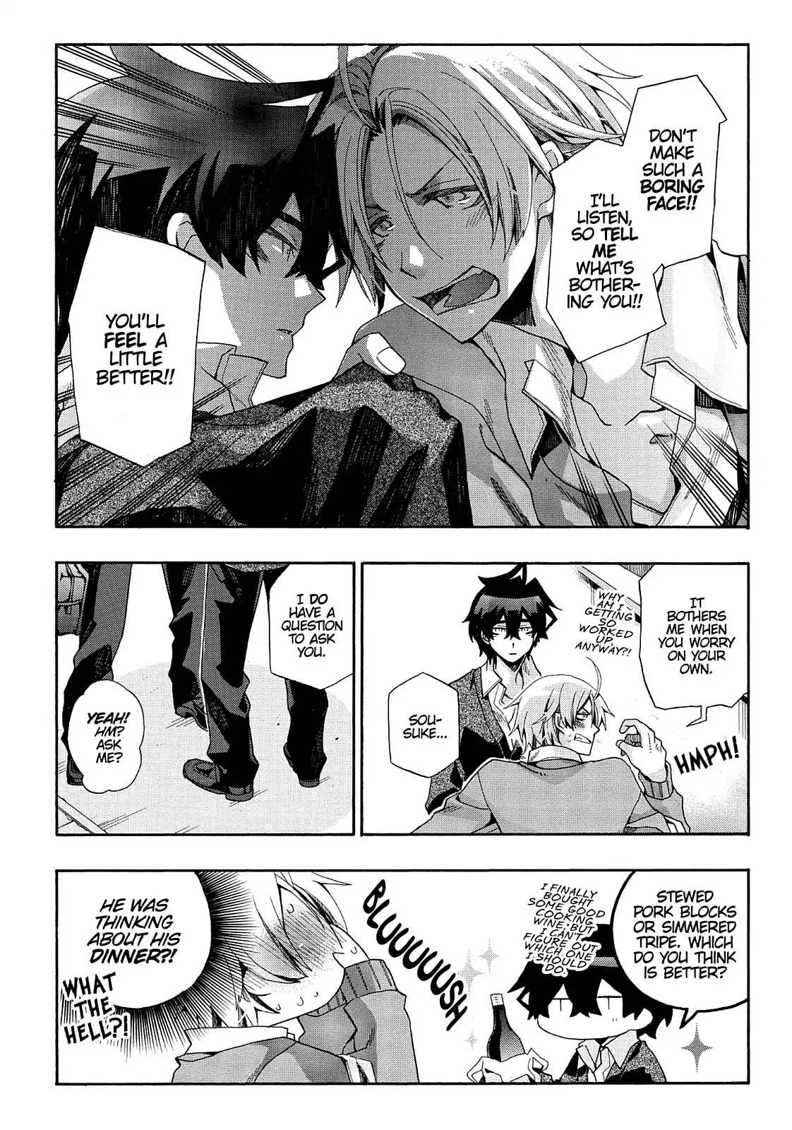 Orenchi no Furo Jijou Chapter 79 page 8 - Chapter 79: Sousuke Worries about Tatsumi