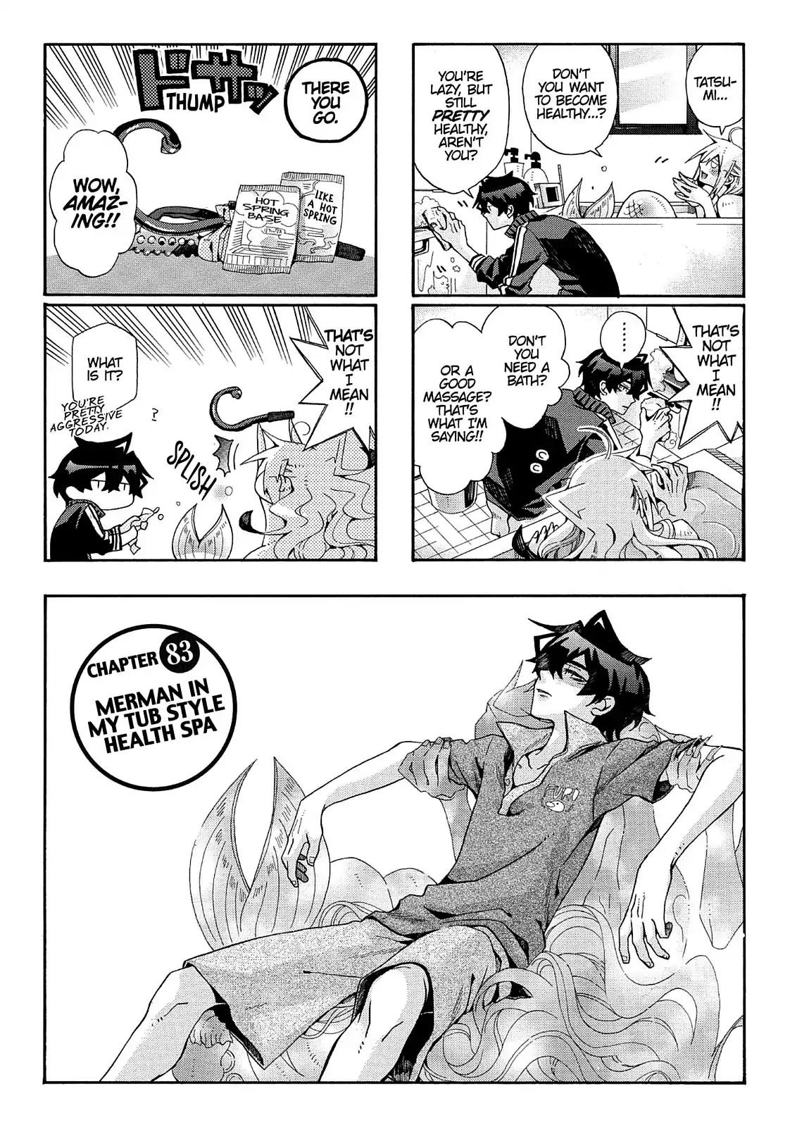 Orenchi no Furo Jijou Chapter 83 page 1 - Chapter 83: Merman in My Tub Style Health Spa