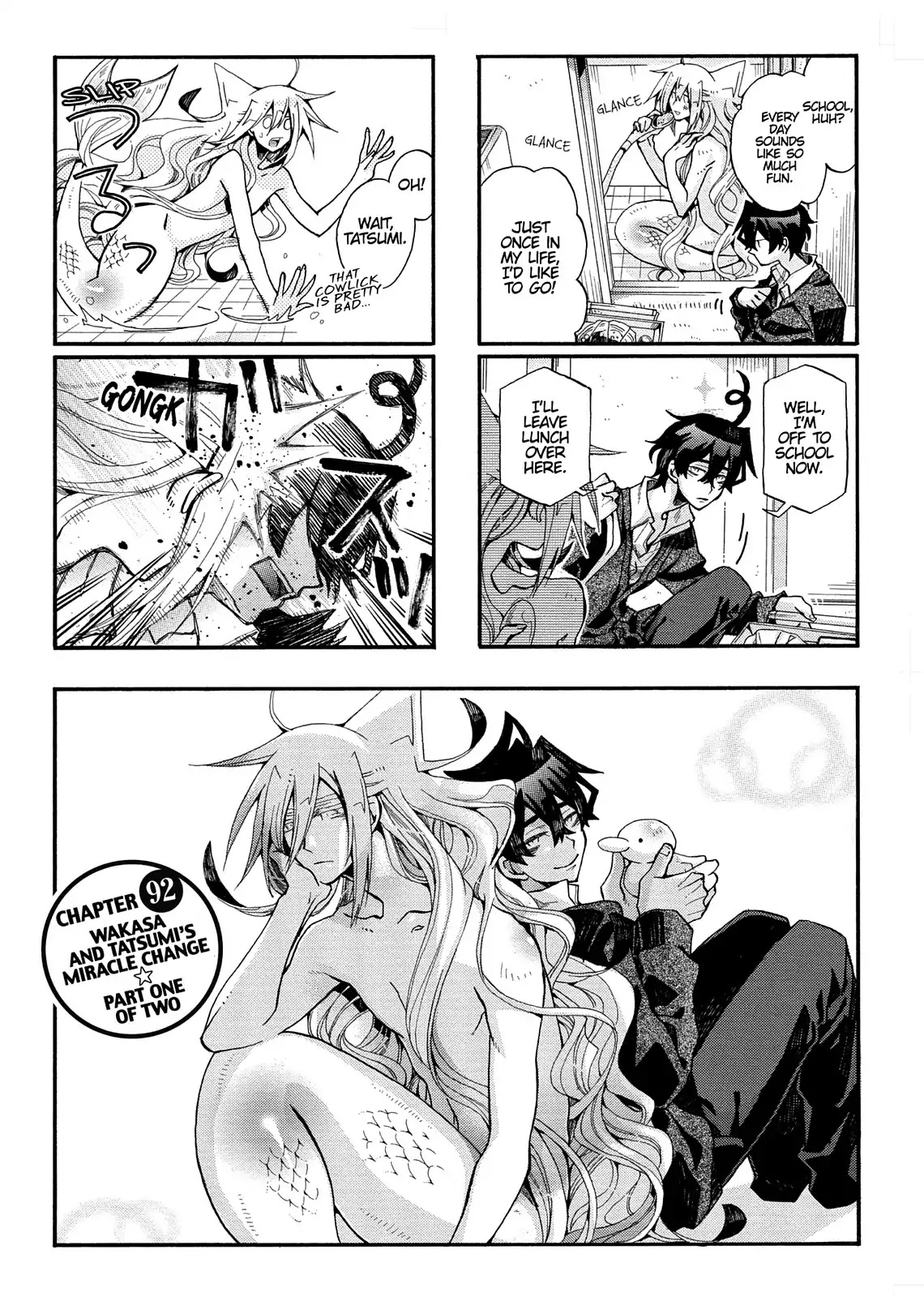 Orenchi no Furo Jijou Chapter 92 page 1 - Chapter 92: Wakasa And Tatsumi's Miracle Change✩Part One Of Two