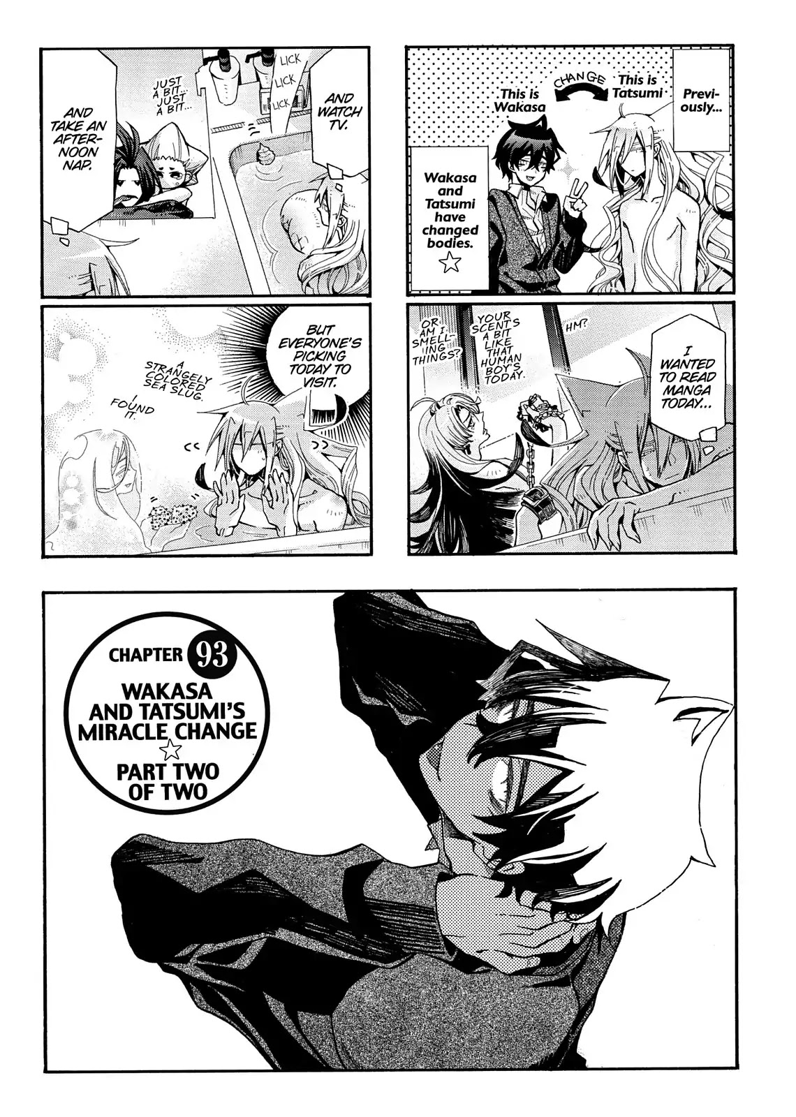Orenchi no Furo Jijou Chapter 93 page 1 - Chapter 93: Wakasa And Tatsumi's Miracle Change✩Part Two Of Two