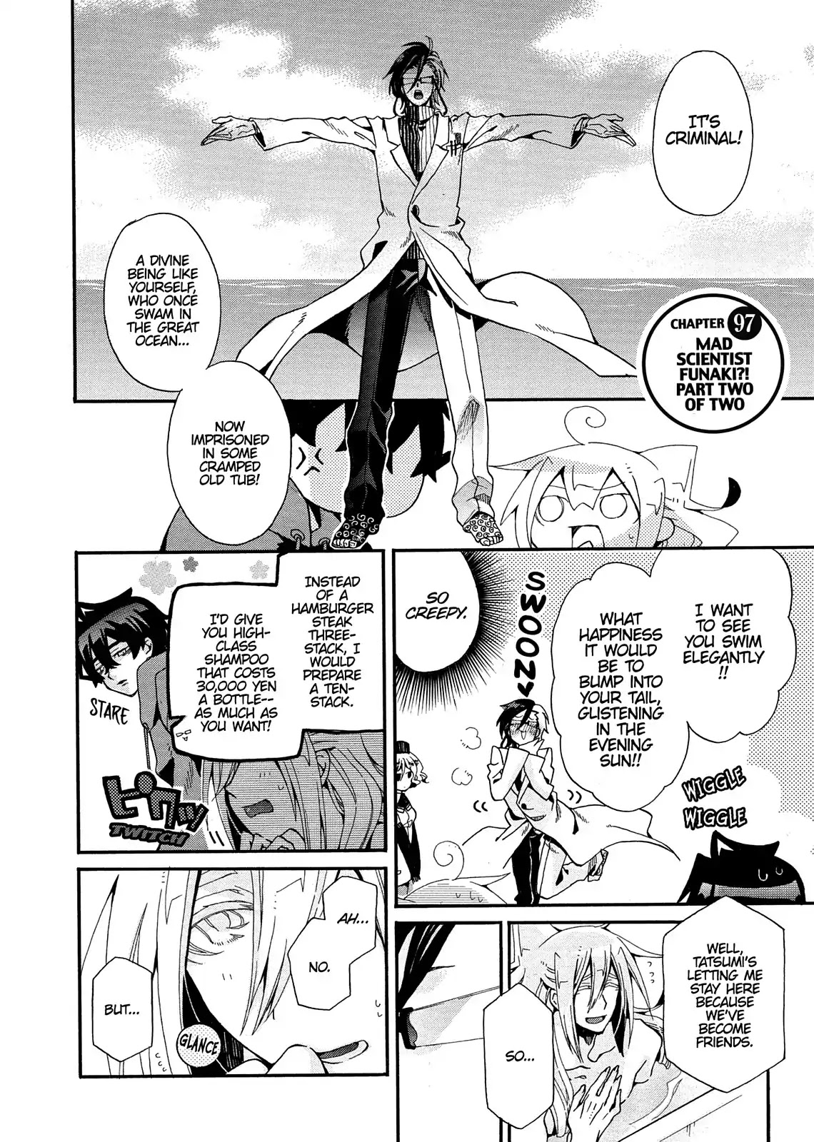 Orenchi no Furo Jijou Chapter 97 page 1 - Chapter 97: Mad Scientist Funaki?! Part Two Of Two
