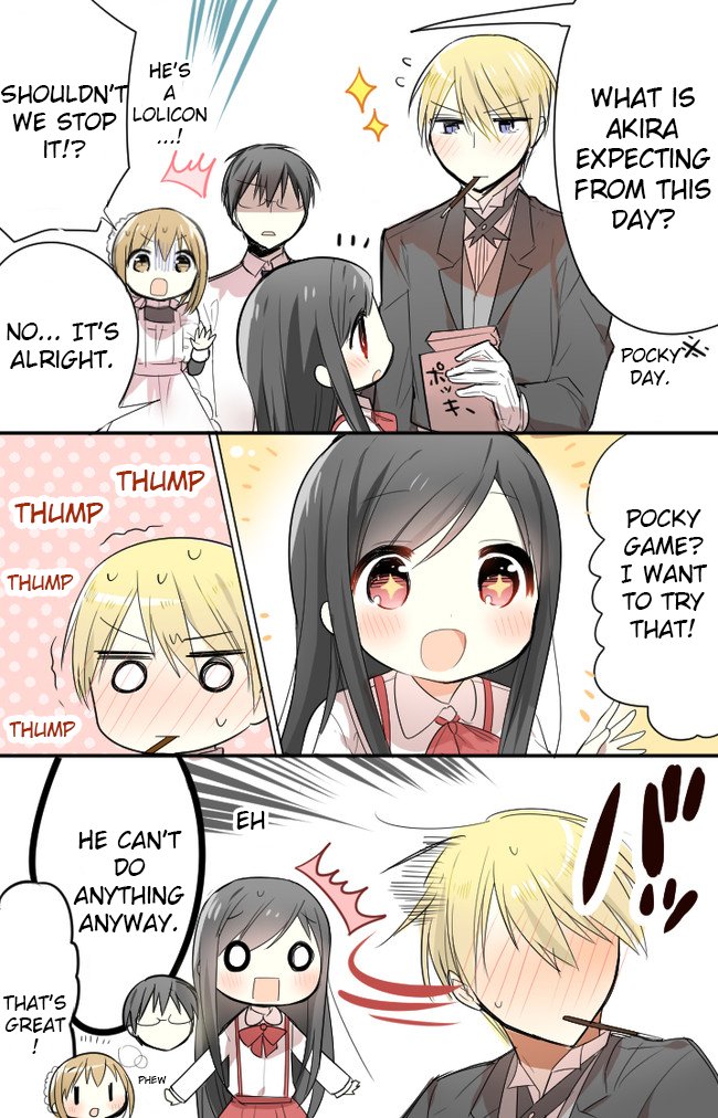 Orenchi no Maid-san 2 (Hobby) Chapter 12 page 1 - Chapter 12: Butler and miss pocky game