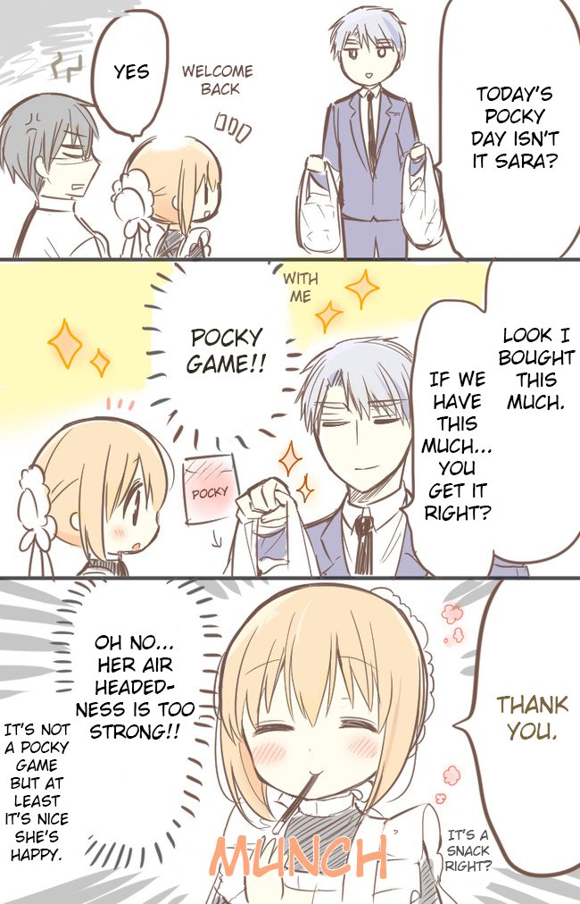 Orenchi no Maid-san 2 (Hobby) Chapter 17 page 1 - Chapter 17: Wants a pocky game with the maid