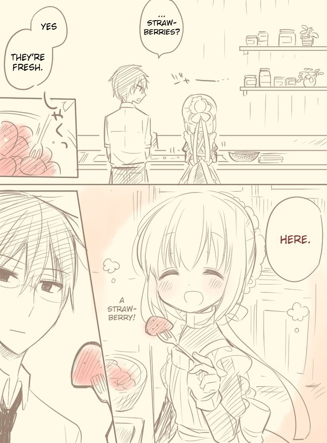 Orenchi no Maid-san 2 (Hobby) Chapter 38 page 1 - Chapter 38: Serious glasses airhead maid and strawberry