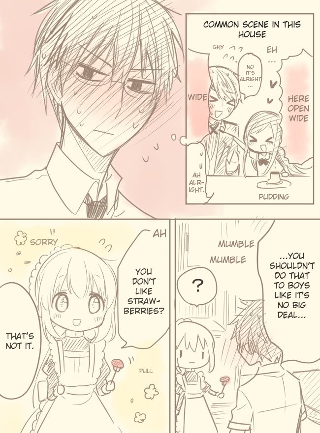 Orenchi no Maid-san 2 (Hobby) Chapter 38 page 2 - Chapter 38: Serious glasses airhead maid and strawberry