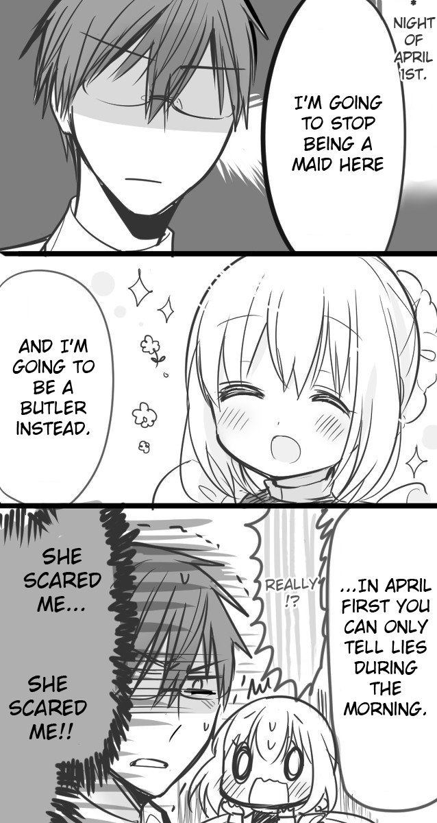 Orenchi no Maid-san 2 (Hobby) Chapter 41 page 1 - Chapter 41: April fools with the airhead maid