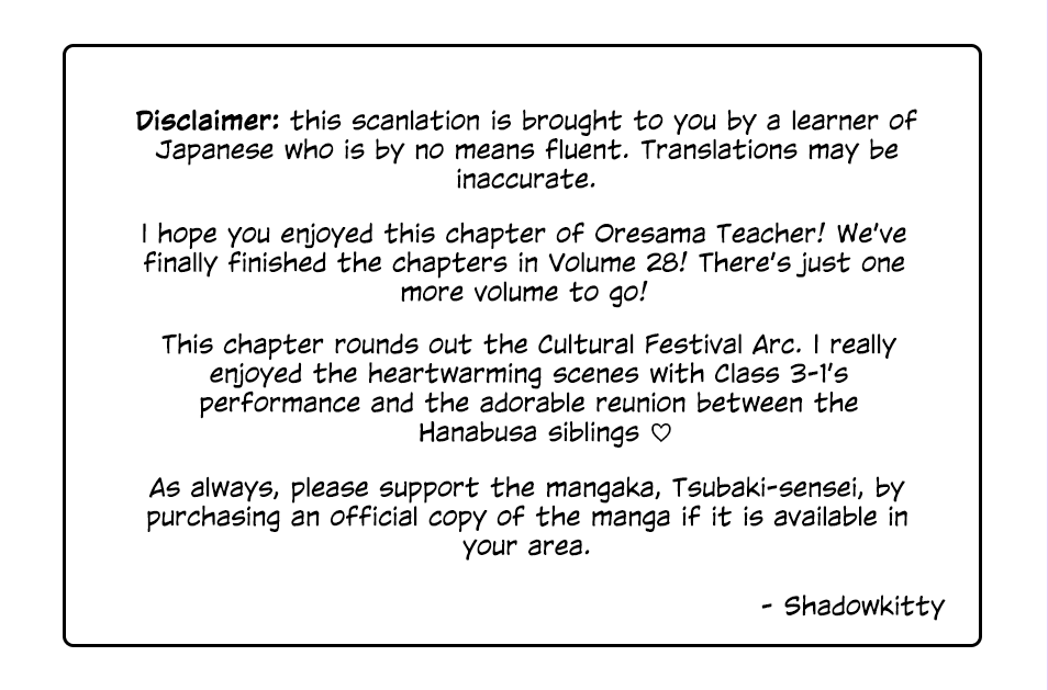 Oresama Teacher Chapter 164 page 36 - Chapter 164