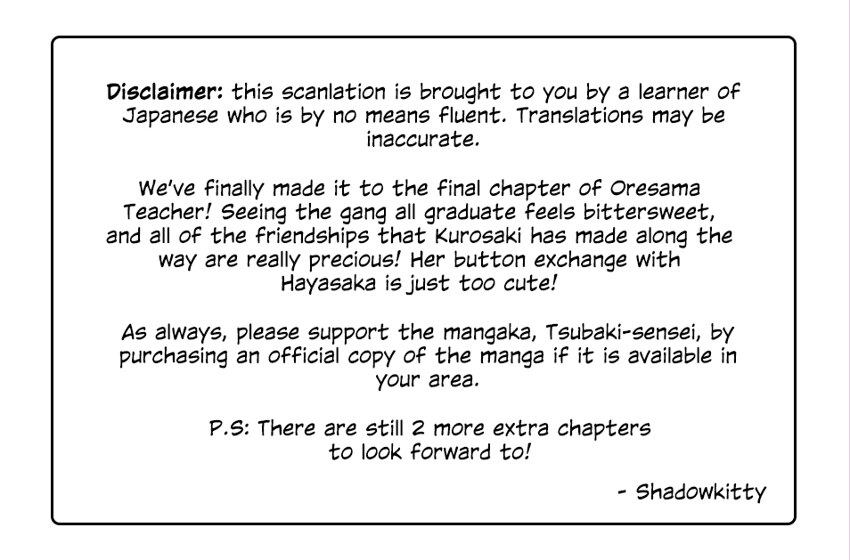 Oresama Teacher Chapter 168 page 46 - Chapter 168 [END]