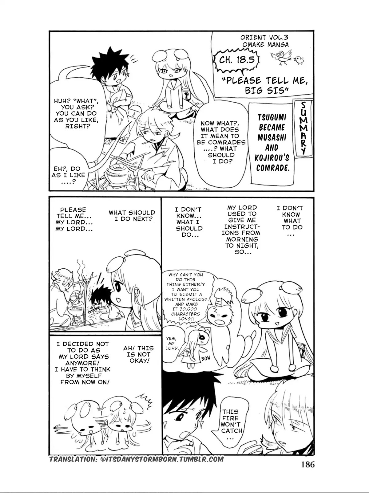 Orient Chapter 18.5 page 1 - Chapter 18.5: Please tell me, Big sis