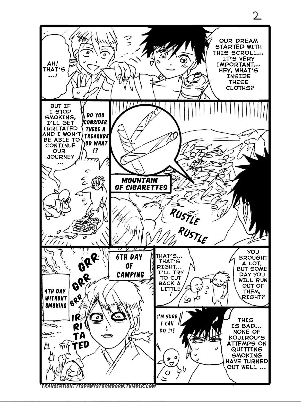 Orient Chapter 8.5 page 2 - Chapter 8.5: Kojirou Quits Smoking