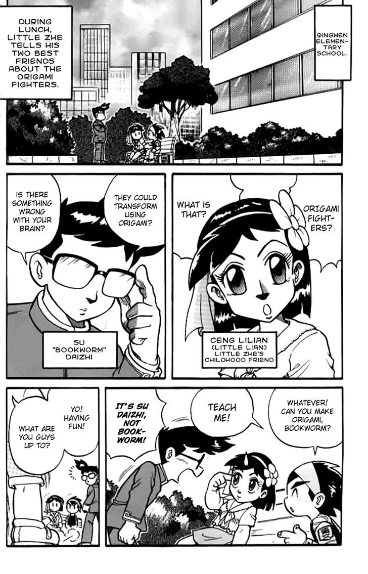 Origami Fighter Chapter 1 page 24 - Chapter 1 : An Unknown Visitor