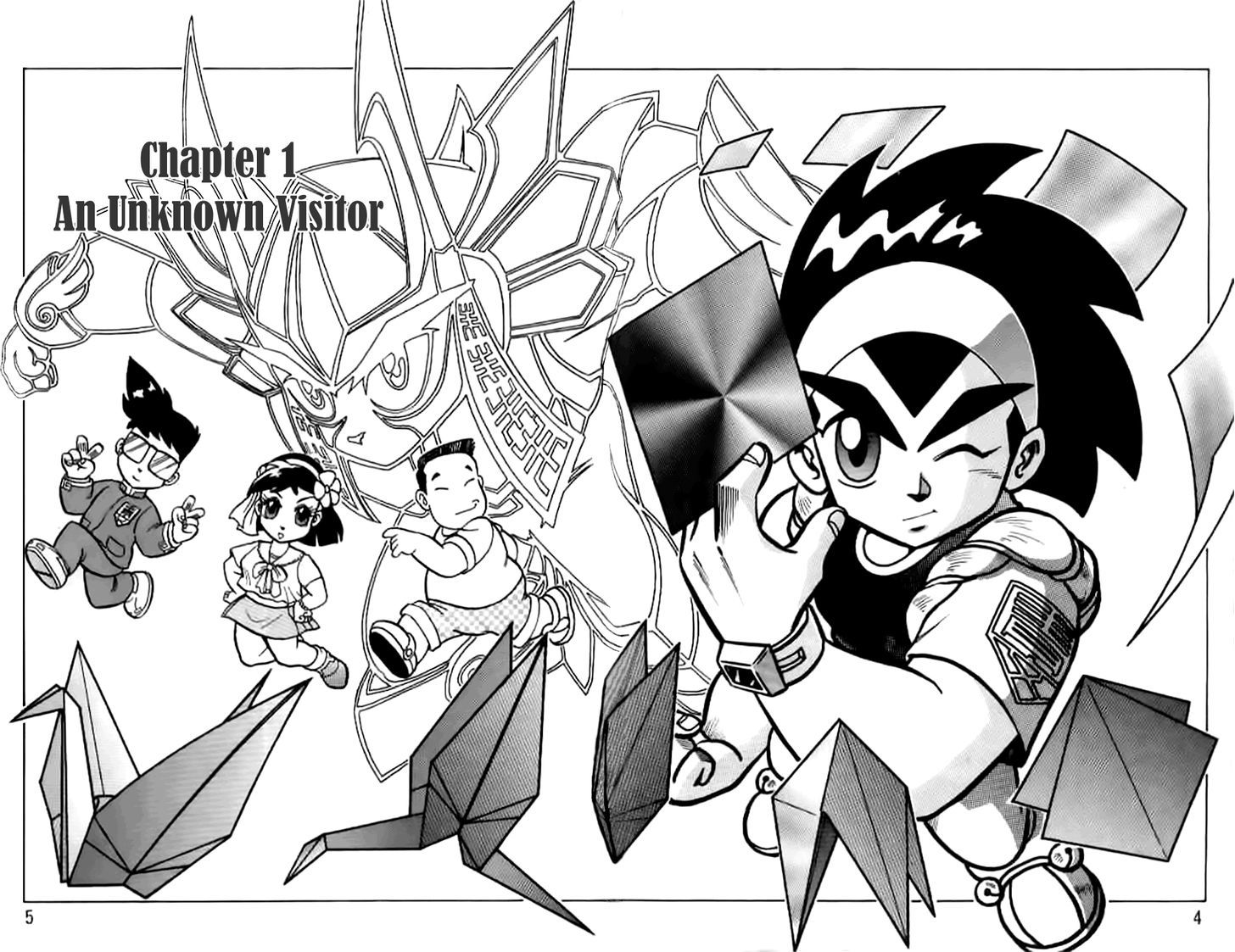 Origami Fighter Chapter 1 page 5 - Chapter 1 : An Unknown Visitor