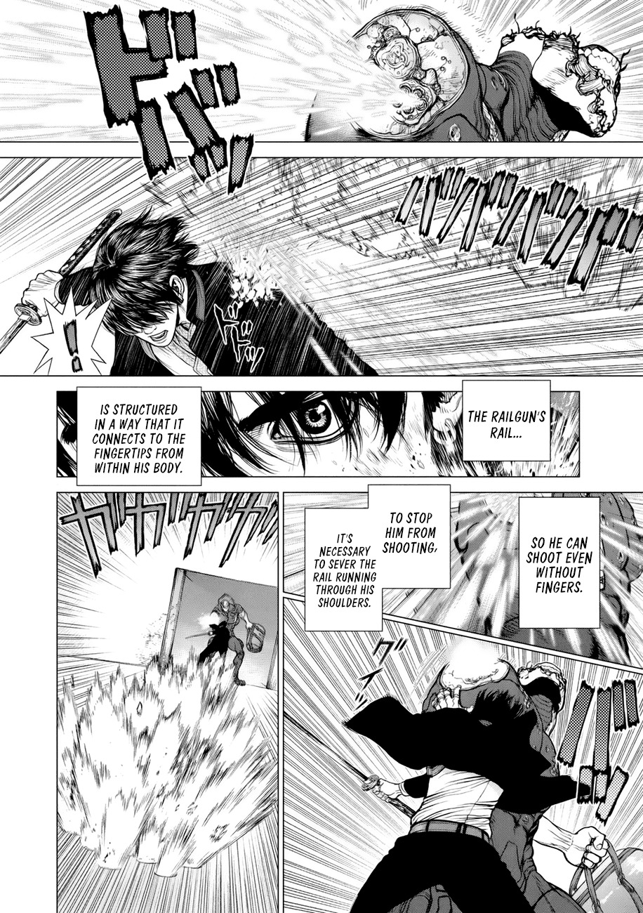 Origin Chapter 31 page 6 - Chapter 31: Railgun VS Katana