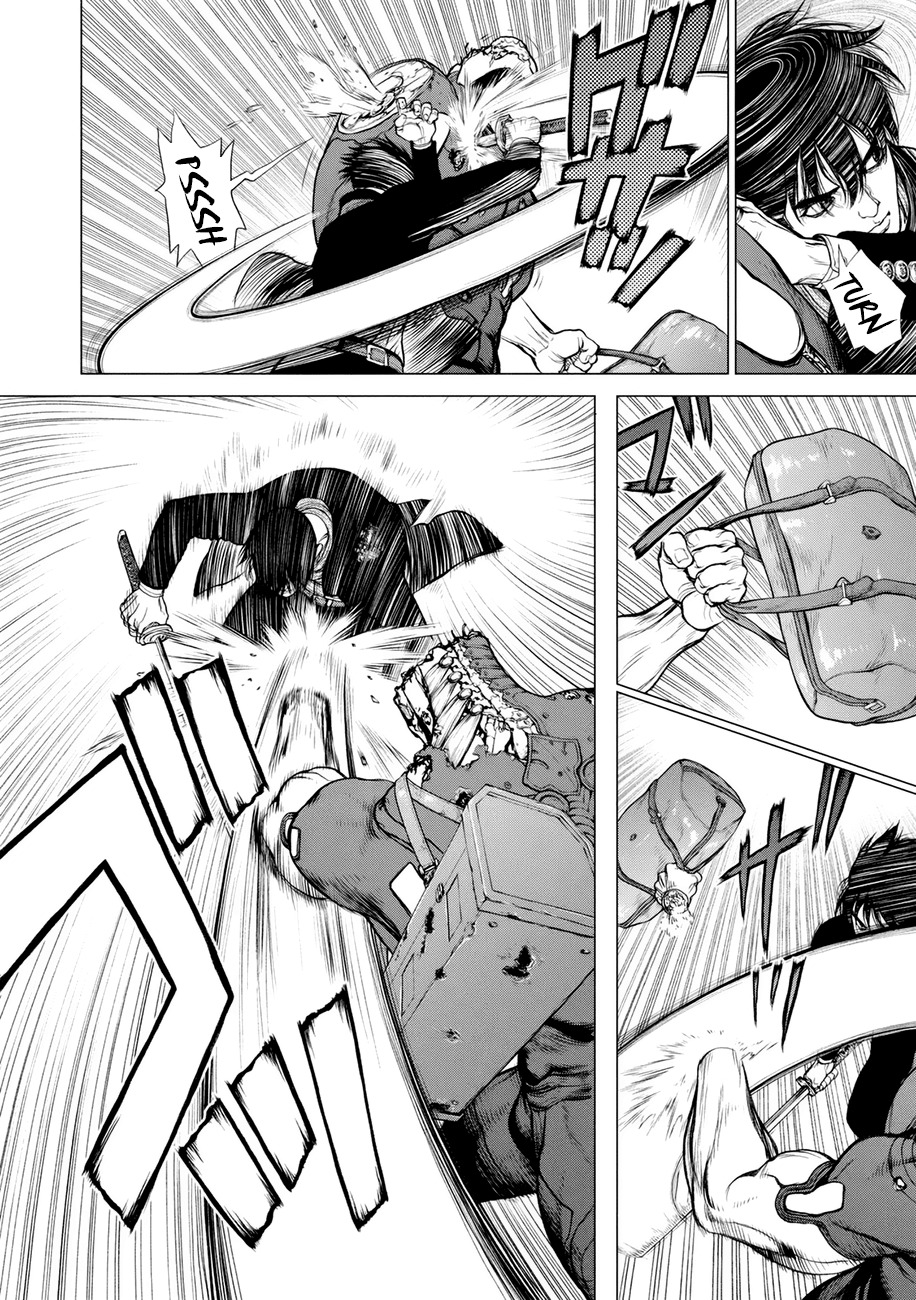 Origin Chapter 31 page 8 - Chapter 31: Railgun VS Katana