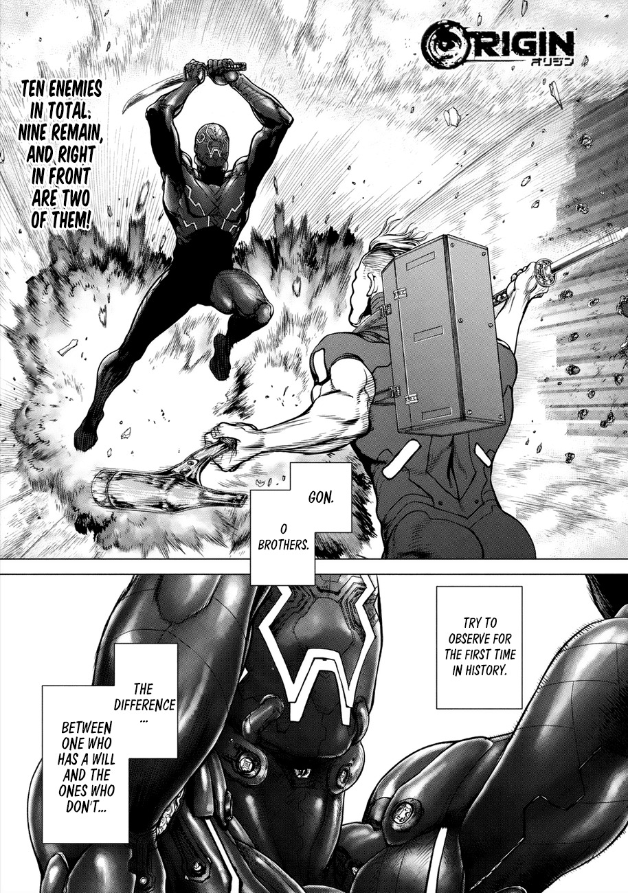 Origin Chapter 35 page 1 - Chapter 35: 1 vs 9