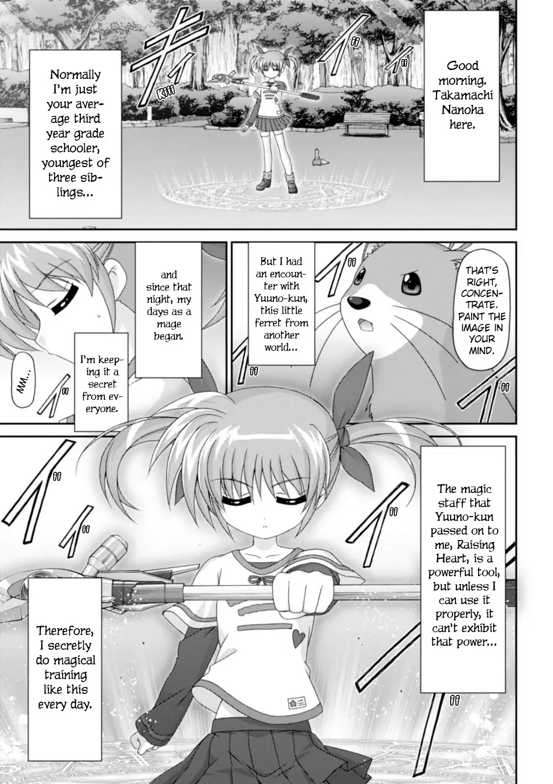 Original Chronicle Mahou Shoujo Lyrical Nanoha The 1st Chapter 3 page 3 - Chapter 3