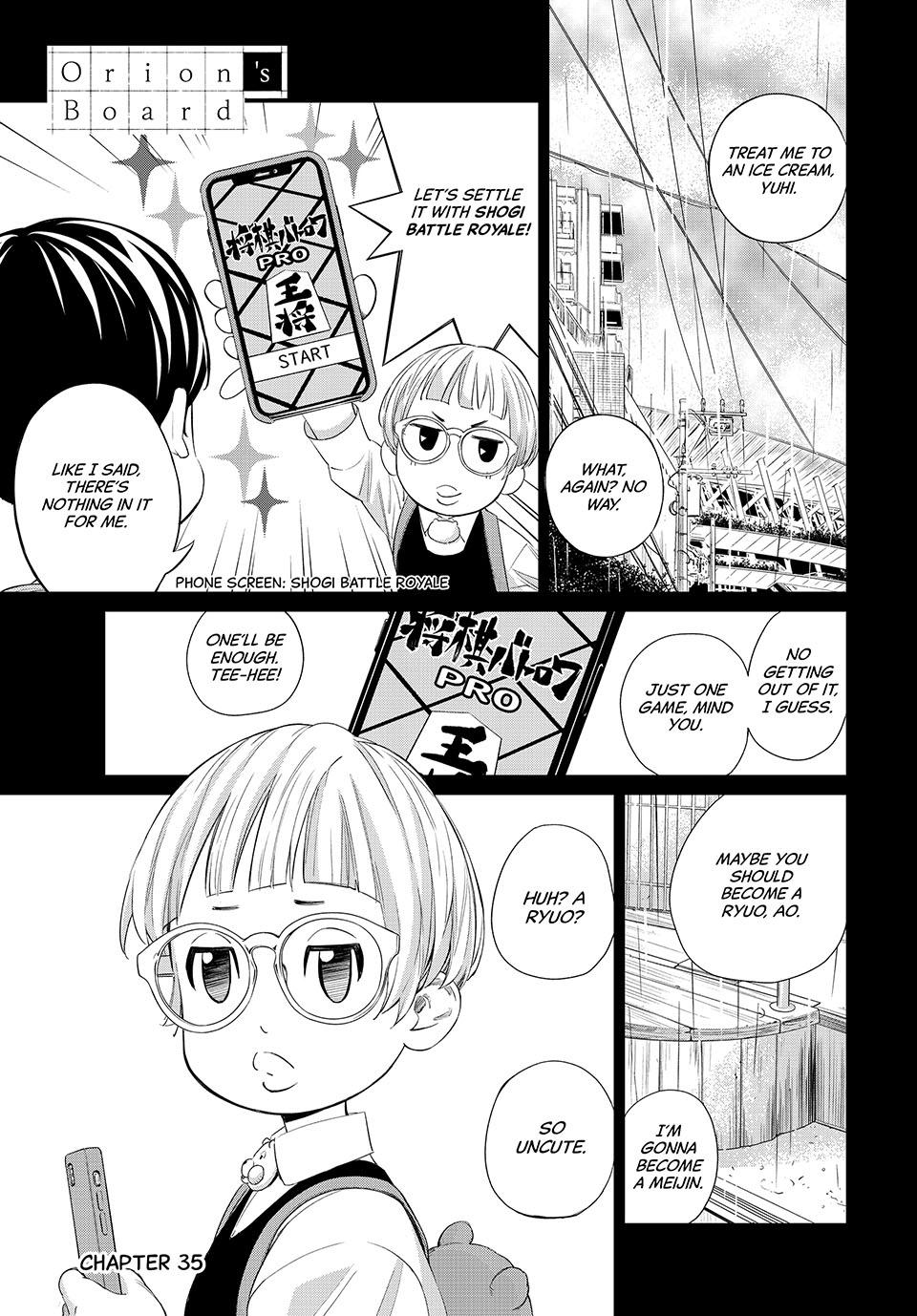 Orion's Board Chapter 35 page 1 - Chapter 35