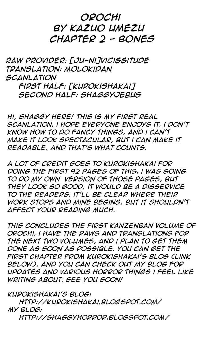Orochi Chapter 2 page 217 - Chapter 2: Bones