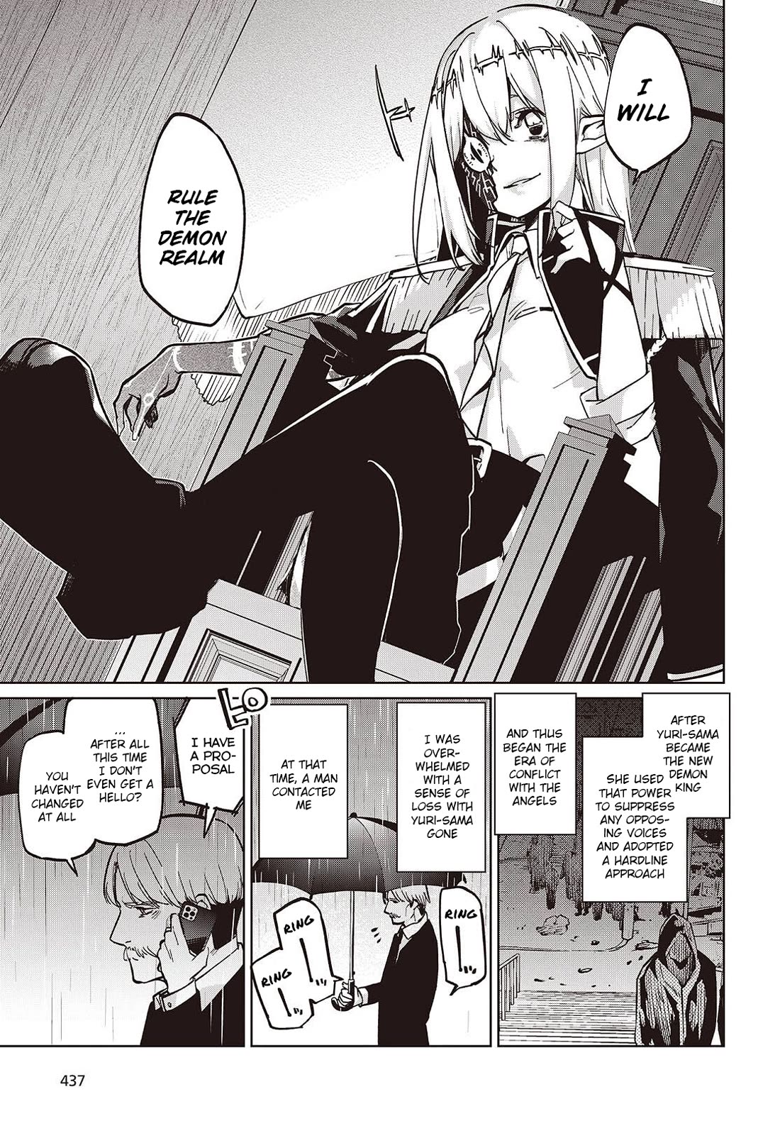 Oroka na Tenshi wa Akuma to Odoru Chapter 101 page 9 - Chapter 101: Intention