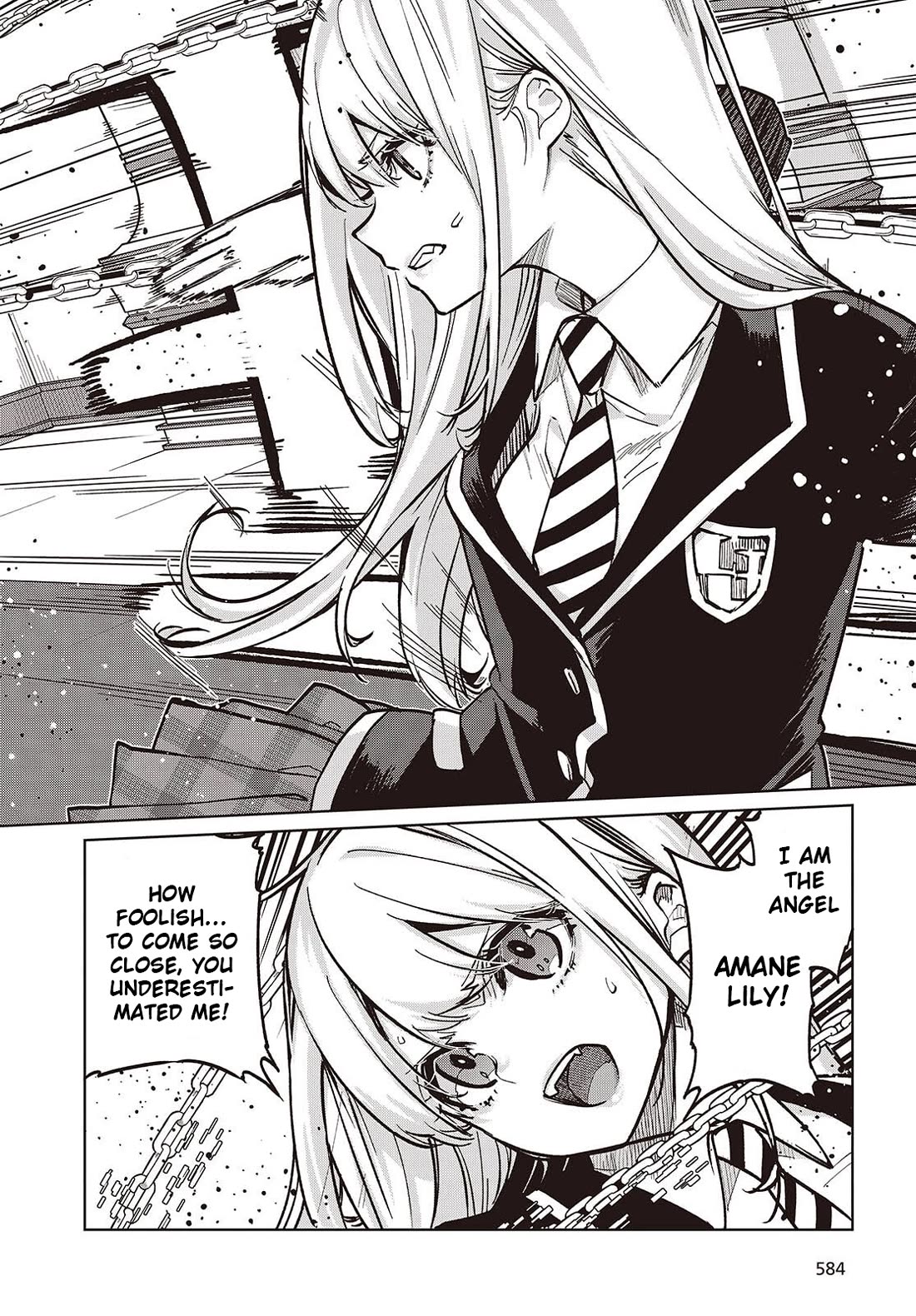 Oroka na Tenshi wa Akuma to Odoru Chapter 106 page 28 - Chapter 106: Toy
