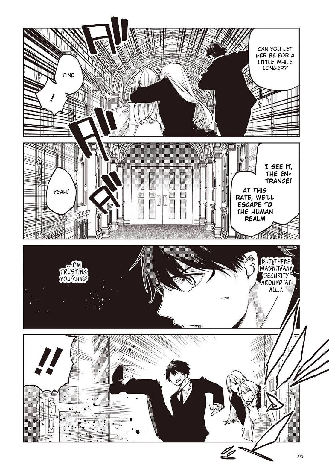 Oroka na Tenshi wa Akuma to Odoru Chapter 110 page 24 - Chapter 110: Together
