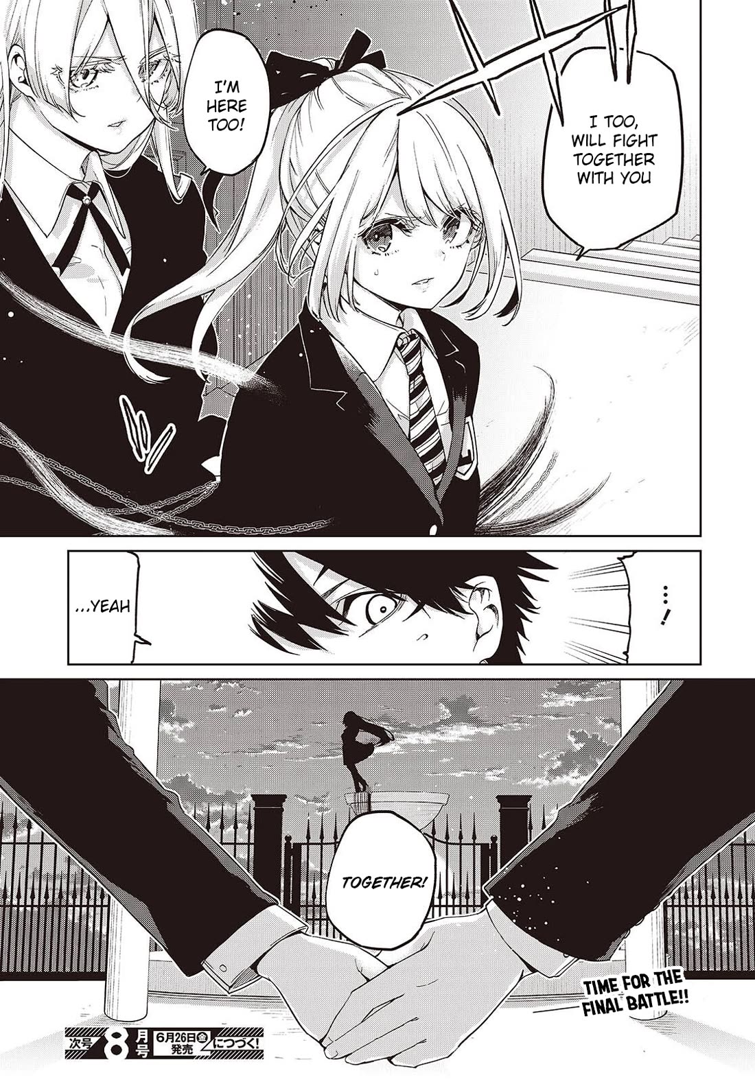 Oroka na Tenshi wa Akuma to Odoru Chapter 110 page 31 - Chapter 110: Together