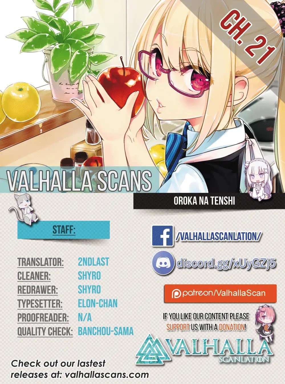 Oroka na Tenshi wa Akuma to Odoru Chapter 21 page 1 - Chapter 21: Reward