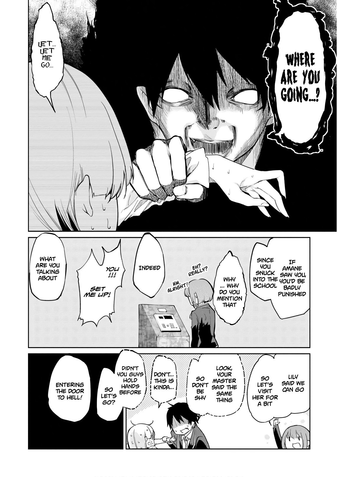 Oroka na Tenshi wa Akuma to Odoru Chapter 25 page 7 - Chapter 25: Please, onee-san