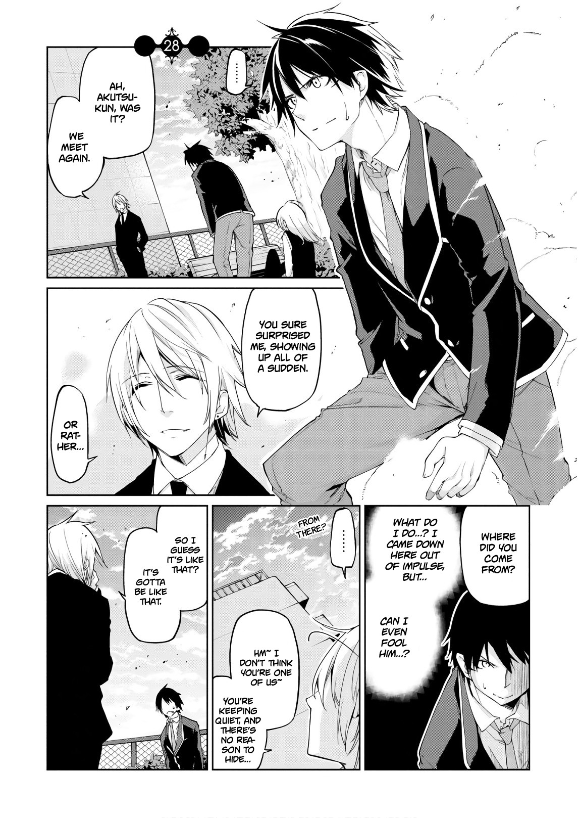 Oroka na Tenshi wa Akuma to Odoru Chapter 28 page 1 - Chapter 28: Don't look