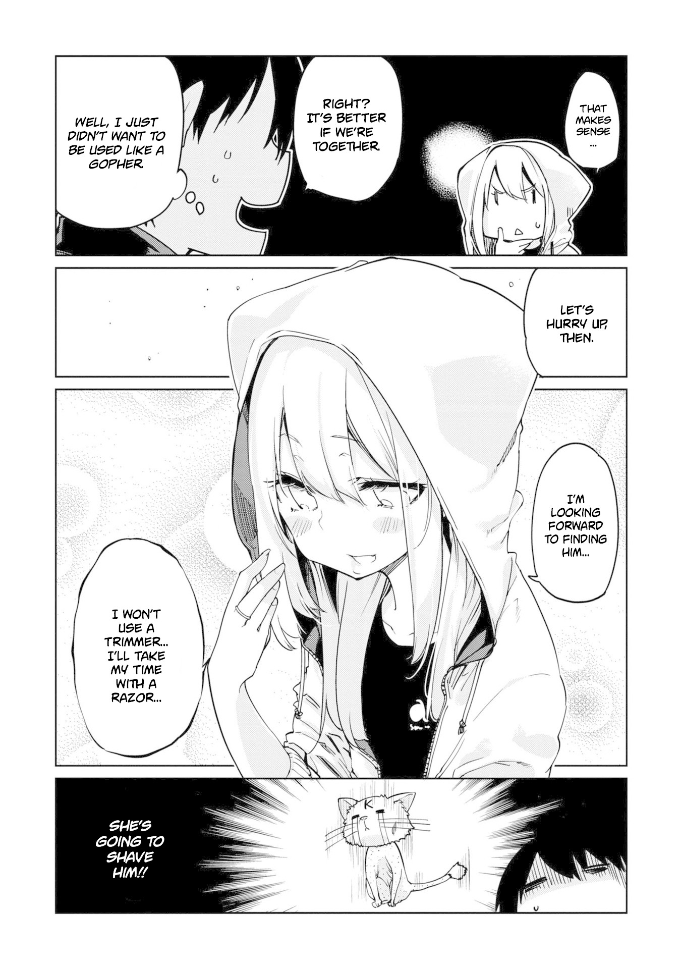 Oroka na Tenshi wa Akuma to Odoru Chapter 35 page 17 - Chapter 35: Cat walk