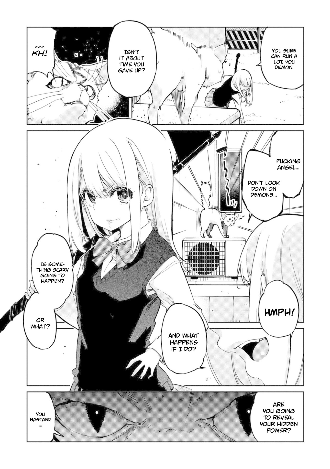 Oroka na Tenshi wa Akuma to Odoru Chapter 35 page 3 - Chapter 35: Cat walk