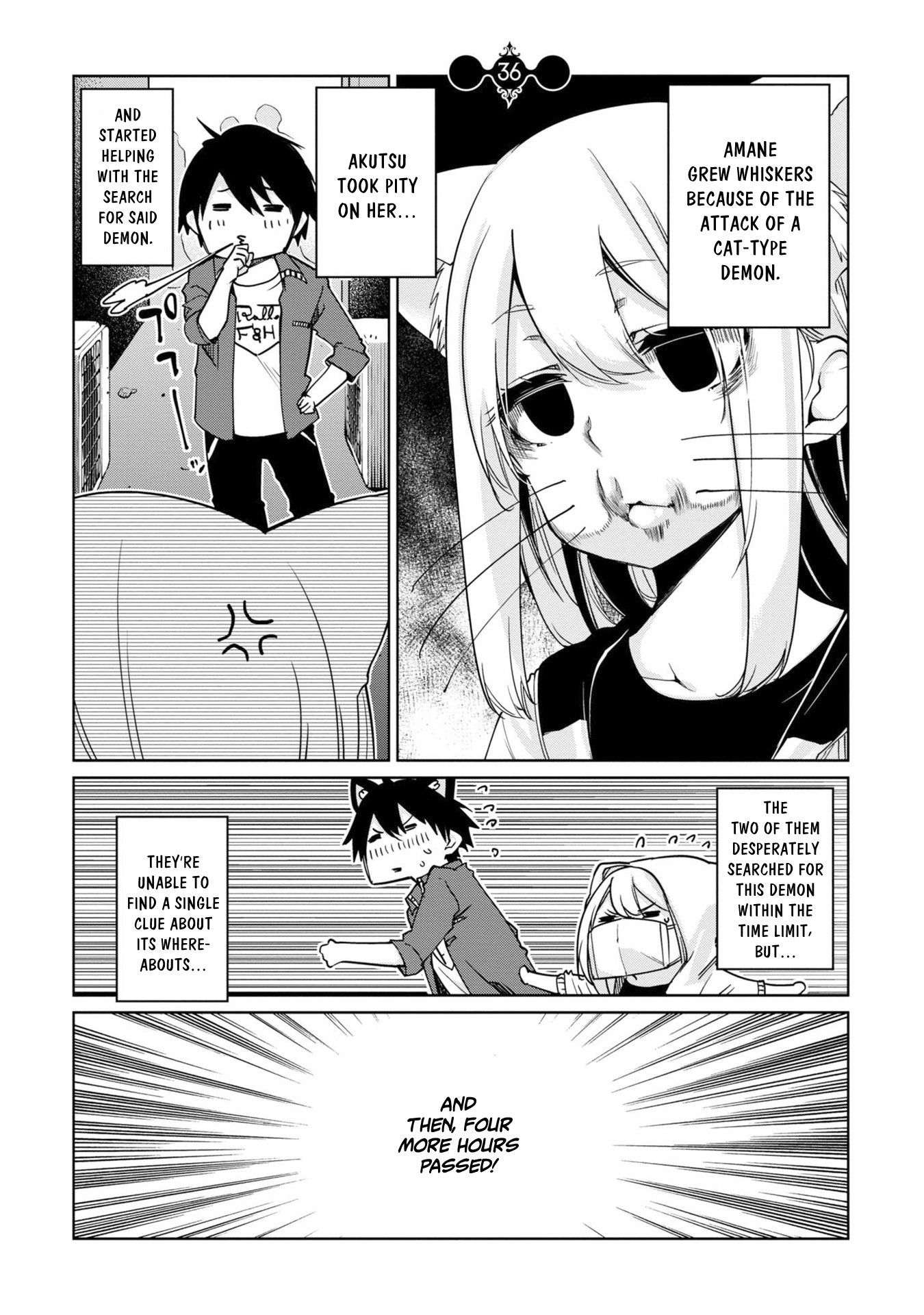Oroka na Tenshi wa Akuma to Odoru Chapter 36 page 1 - Chapter 36: The K stands for Kemoner