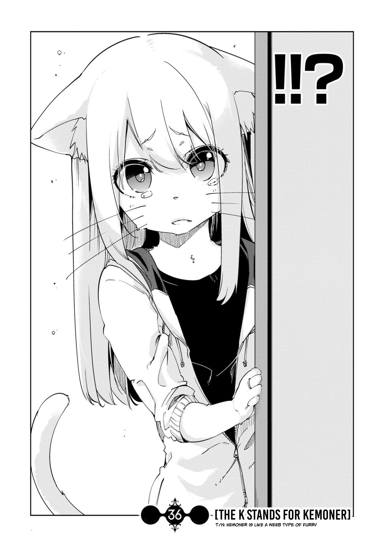Oroka na Tenshi wa Akuma to Odoru Chapter 36 page 6 - Chapter 36: The K stands for Kemoner