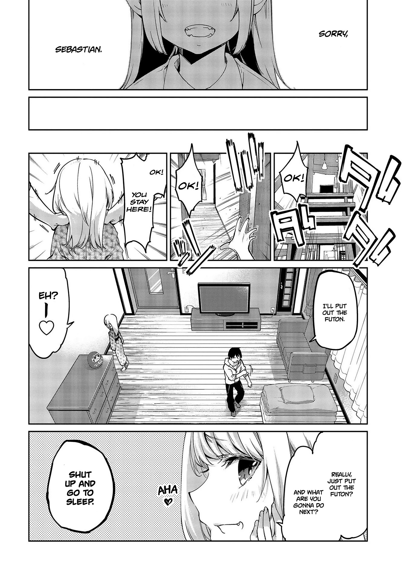 Oroka na Tenshi wa Akuma to Odoru Chapter 44 page 13 - Chapter 44: Won't you let yourself be pampered