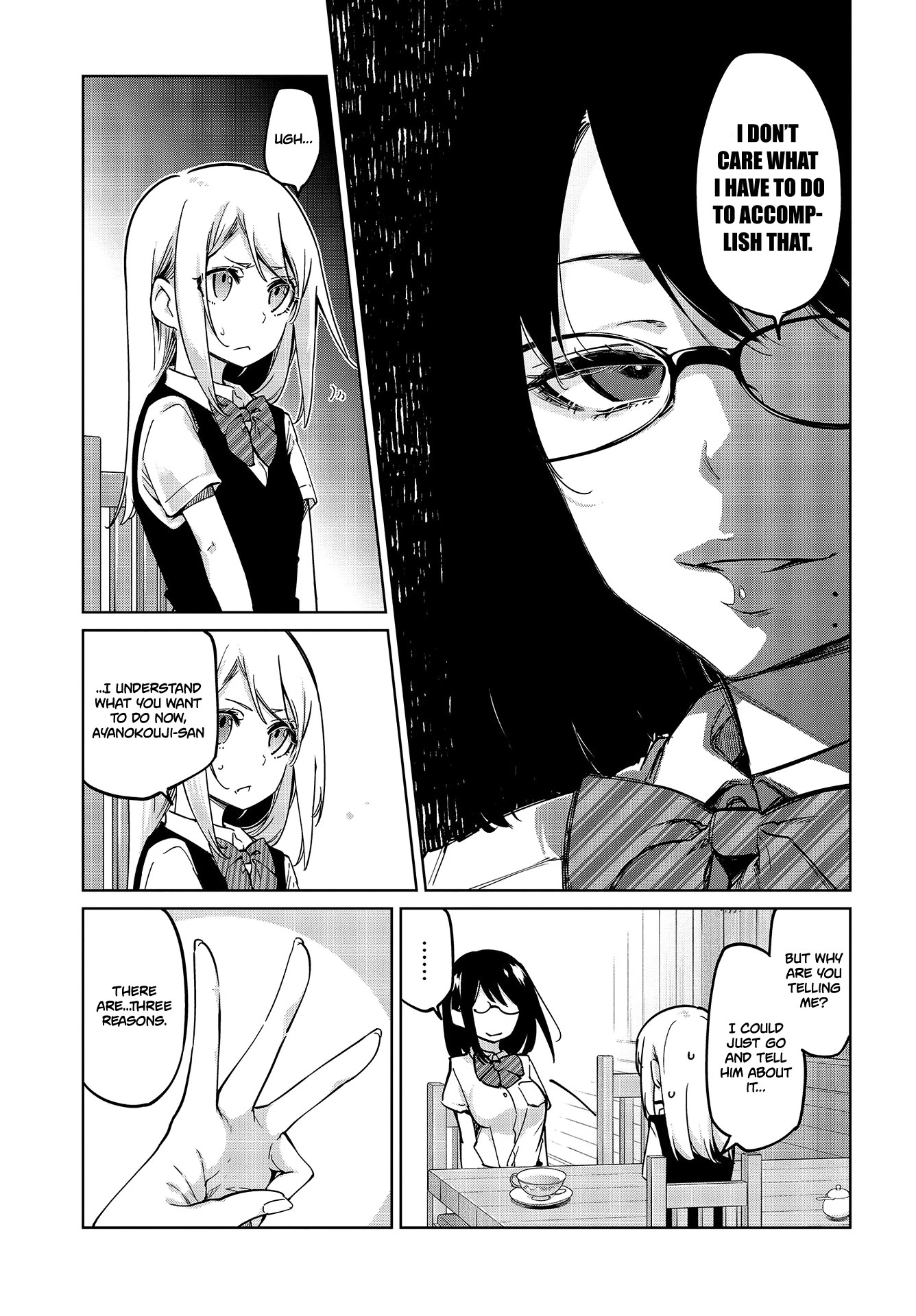 Oroka na Tenshi wa Akuma to Odoru Chapter 50 page 18 - Chapter 50: Declaration of war